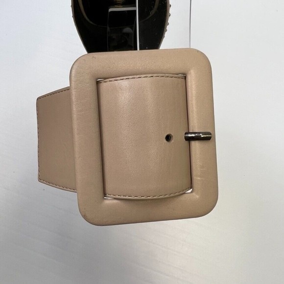 Saint Laurent Shoe Women 8.5 Jane Ankle Strap Italy Studs Heel Party Core 38.5 - Picture 10 of 14